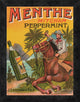 "Menthe Peppermint" Framed Canvas Giclee by Vintage Booze Labels, 14"x18"