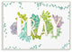 Stupell Industries Pray Succulent Flowers Green Purple, 10 x 15