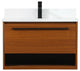 Elegant Decor Roman Bathroom Vanity Teak