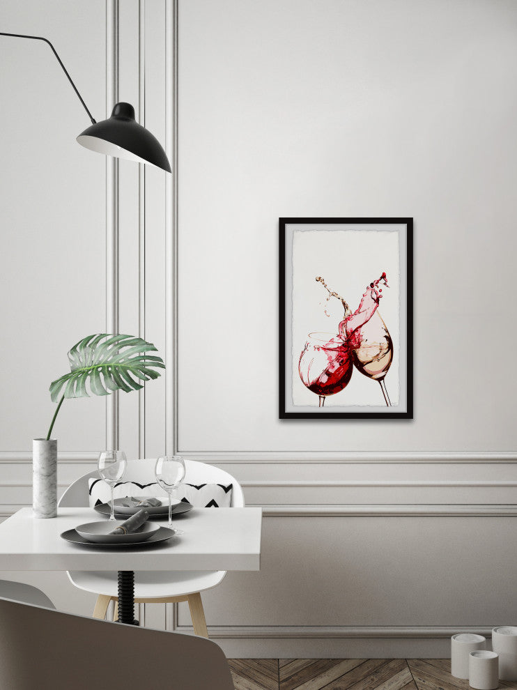 "Cheers to That" Framed Painting Print, 16x24