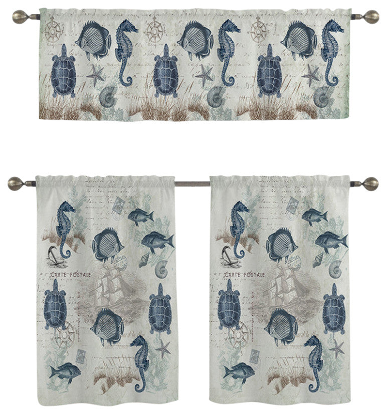 Seaside Postcard Kitchen Tier Set