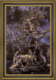Antonio Munoz Degrain El Arbol Sagrado Framed Premium Canvas Print, 18"x27"