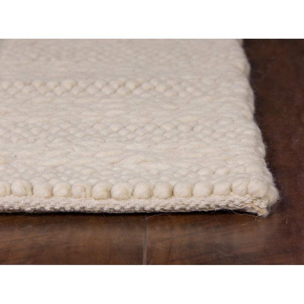 KAS Cortico 6155 Winter White Area Rug, 3'x5'