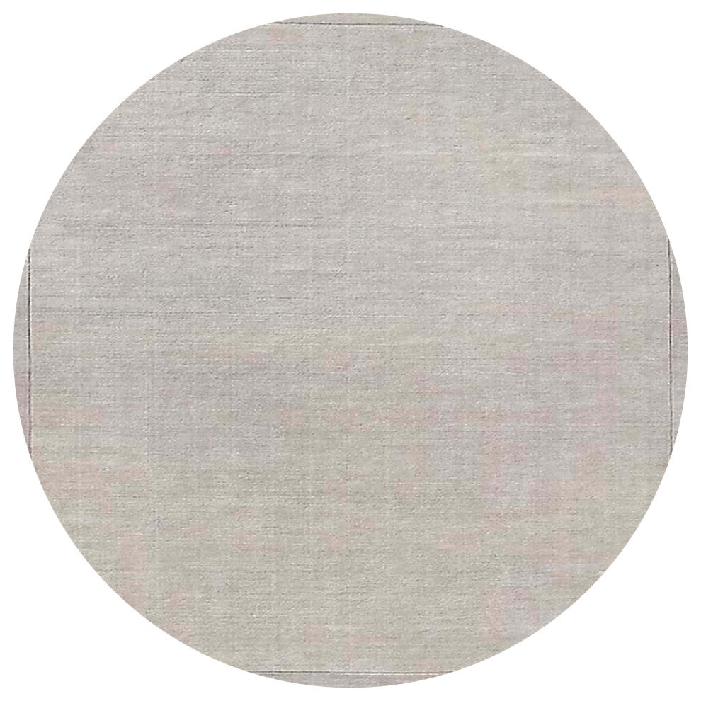 Ahgly Company Indoor Round Mid-Century Modern Area Rugs, 7' Round