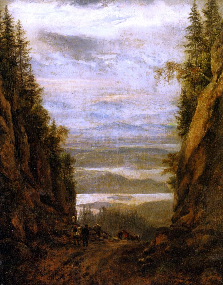 Johan Christian Claussen Dahl Utsikt Fra Krokkleiva Wall Decal