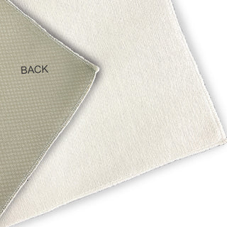 5' Round Bow-tie Bunny Easter Chenille Indoor/Outdoor Rug