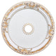 Artistry Lighting, Round 36" Antique White Ceiling Medallion (ART90-F1-201)