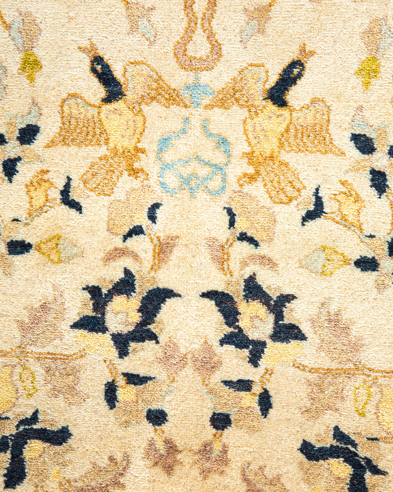 Mogul, One-of-a-Kind Hand-Knotted Area Rug Ivory, 8' 0" x 8' 2"