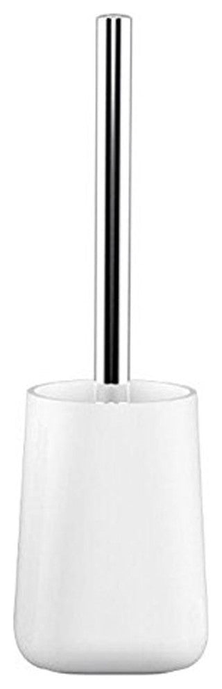 Acrylic Bathroom Accessories, Trixy, Snow White, Toilet Brush Set