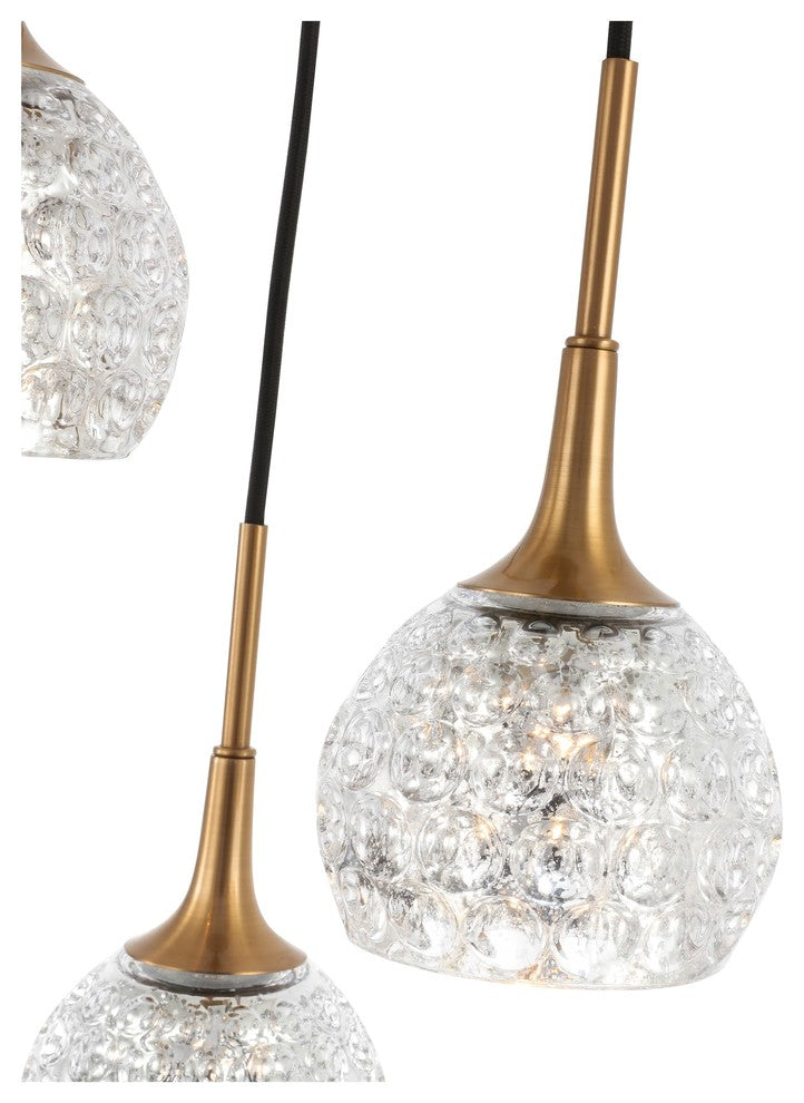 Woodbridge Lighting Bristol Cluster Pendant, Mercury Ball
