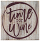 Twine Grapevine "Time For Wine" Decorative Plaque
