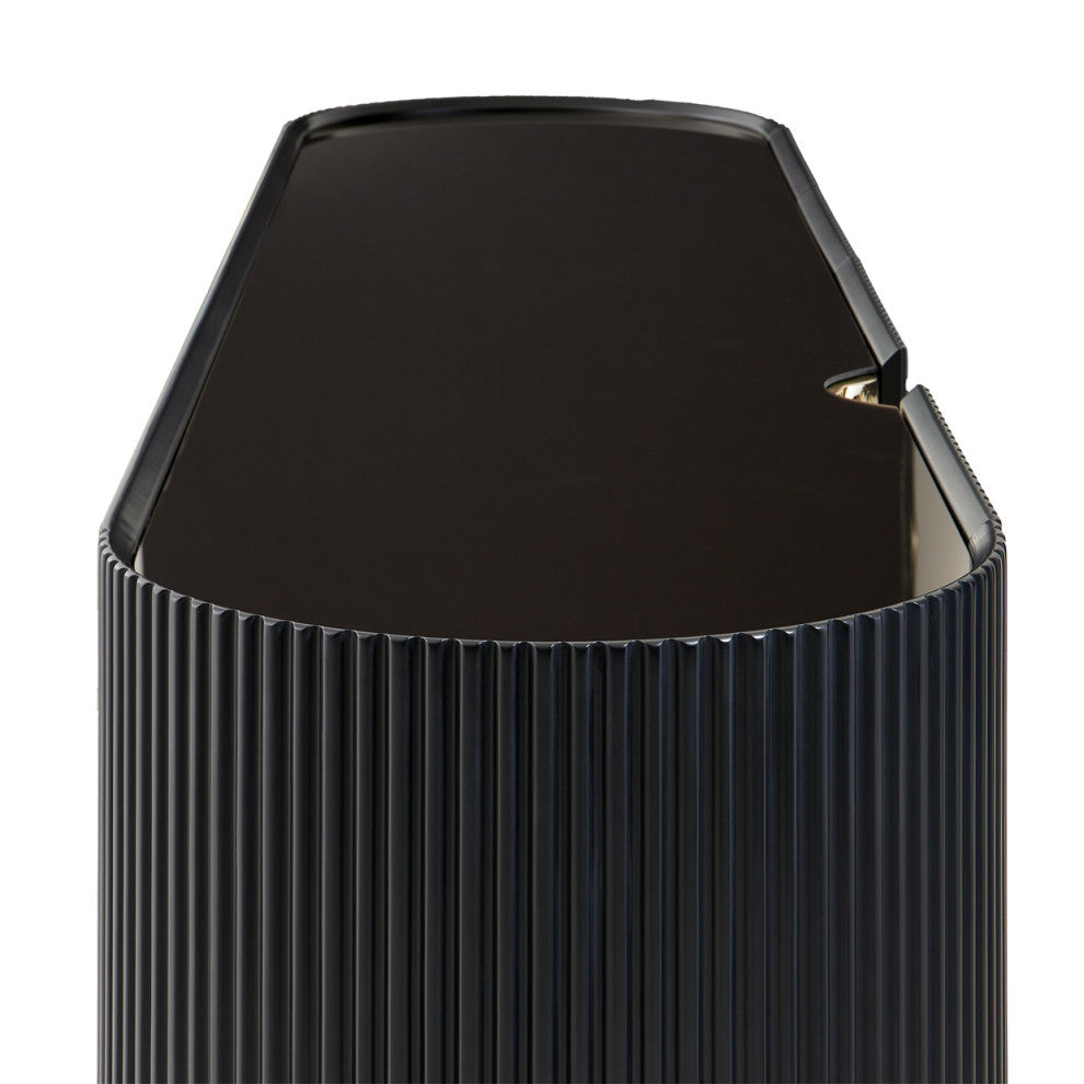 Lisbon Console Table Silken Matte Black