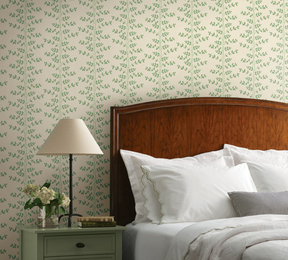Climbing Vine Linen Wallpaper