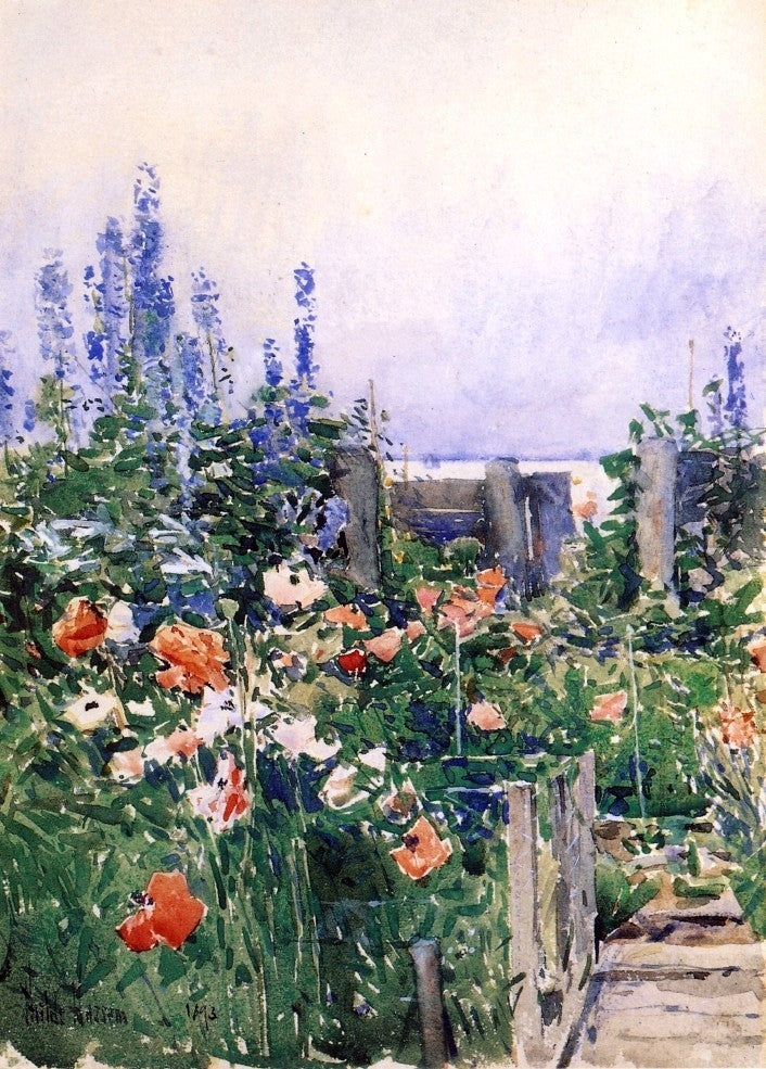 Frederick Childe Hassam Home of the Hummingbird Wall Decal Print