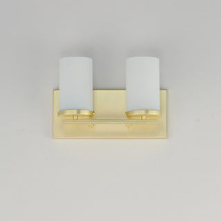 Maxim 10282 Lateral 2 Light 12"W Vanity Light - Satin Brass