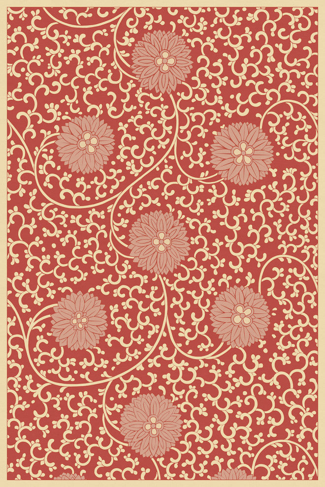 Joli Sol  Charlotte Vinyl Mat, 48x72 Rectangle