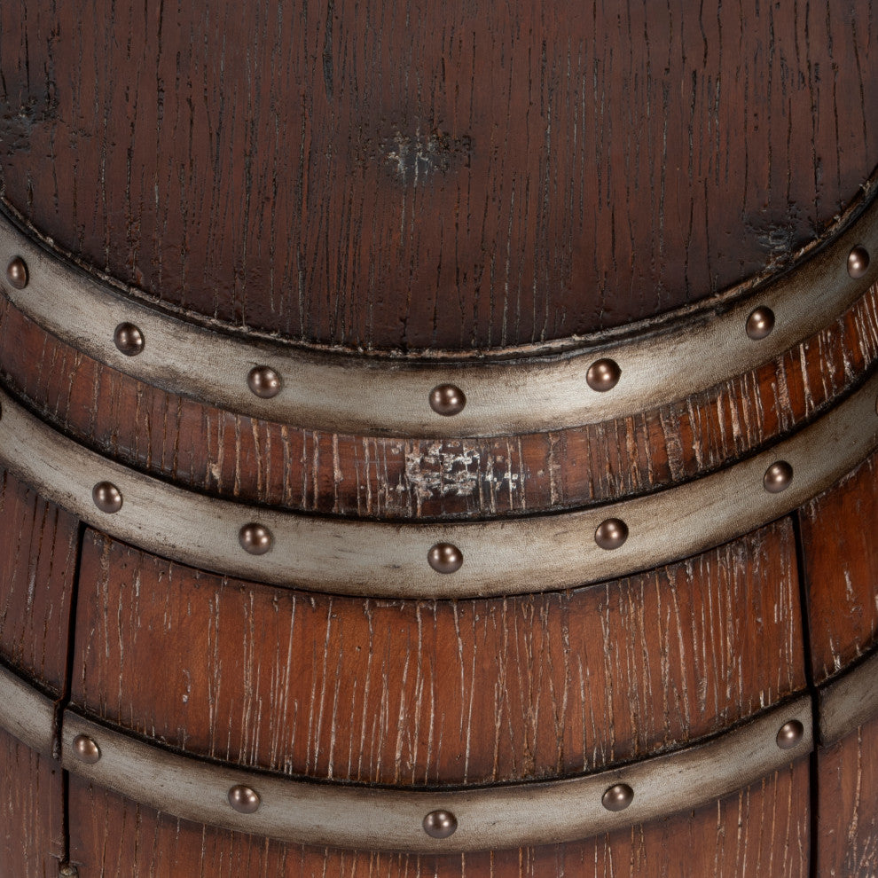Butler Calumet Rustic Barrel Table
