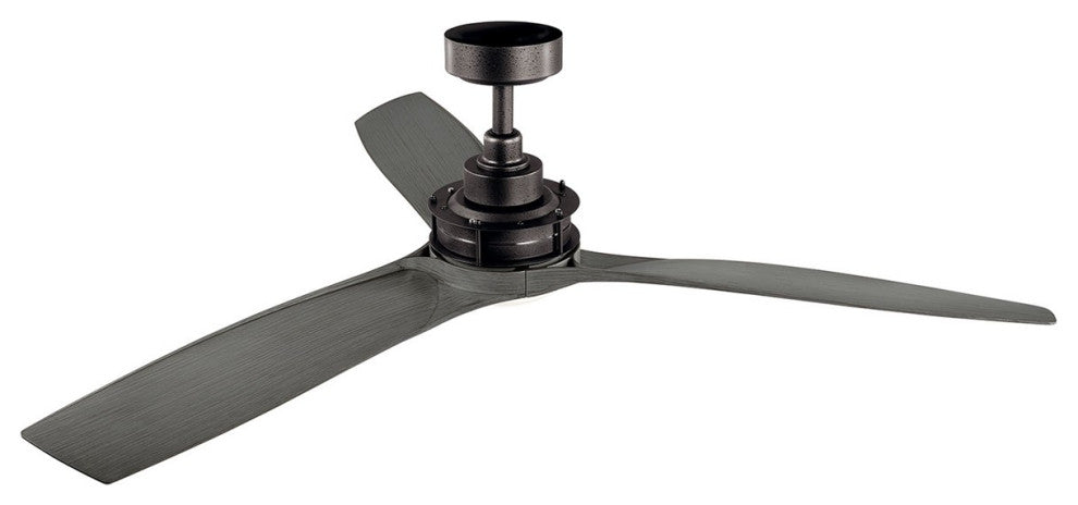 Kichler Ried 56 inch Ceiling Fan in Anvil Iron