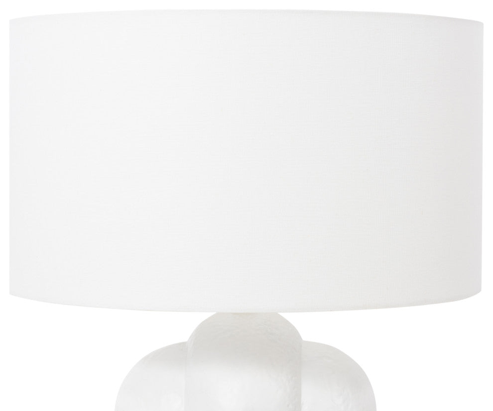 Koa Table Lamp-Adobe Textured Concrete