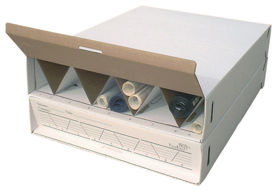 AOS TrussFile Stacking Roll File Storage With End Access for 36"Documents