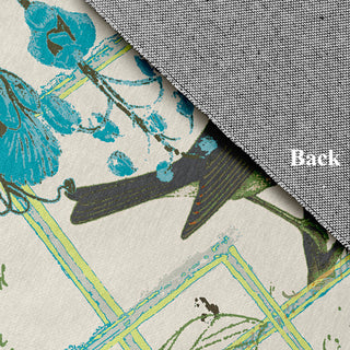 Singing Bird Spring Chenille Rug, Explorer Blue, 4'x6'