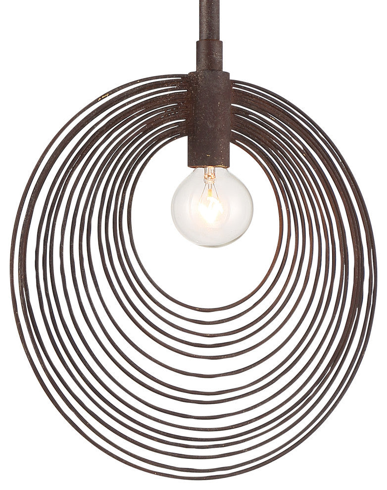 Crystorama Doral One Light Pendant DOR-B7700-FB
