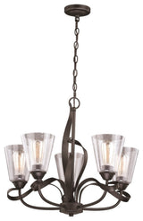 Cinta 5L Chandelier Oil Rubbed Bronze