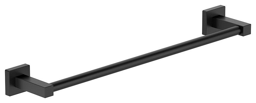 Duro 24 inch Towel Bar with Mounting Hardware, Matte Black