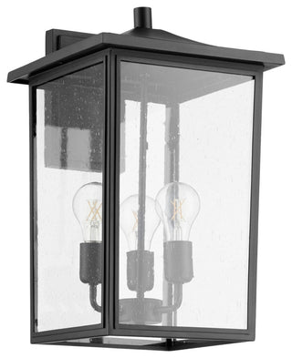 Quorum 722-11-69 Three Light Wall Mount, Black Finish