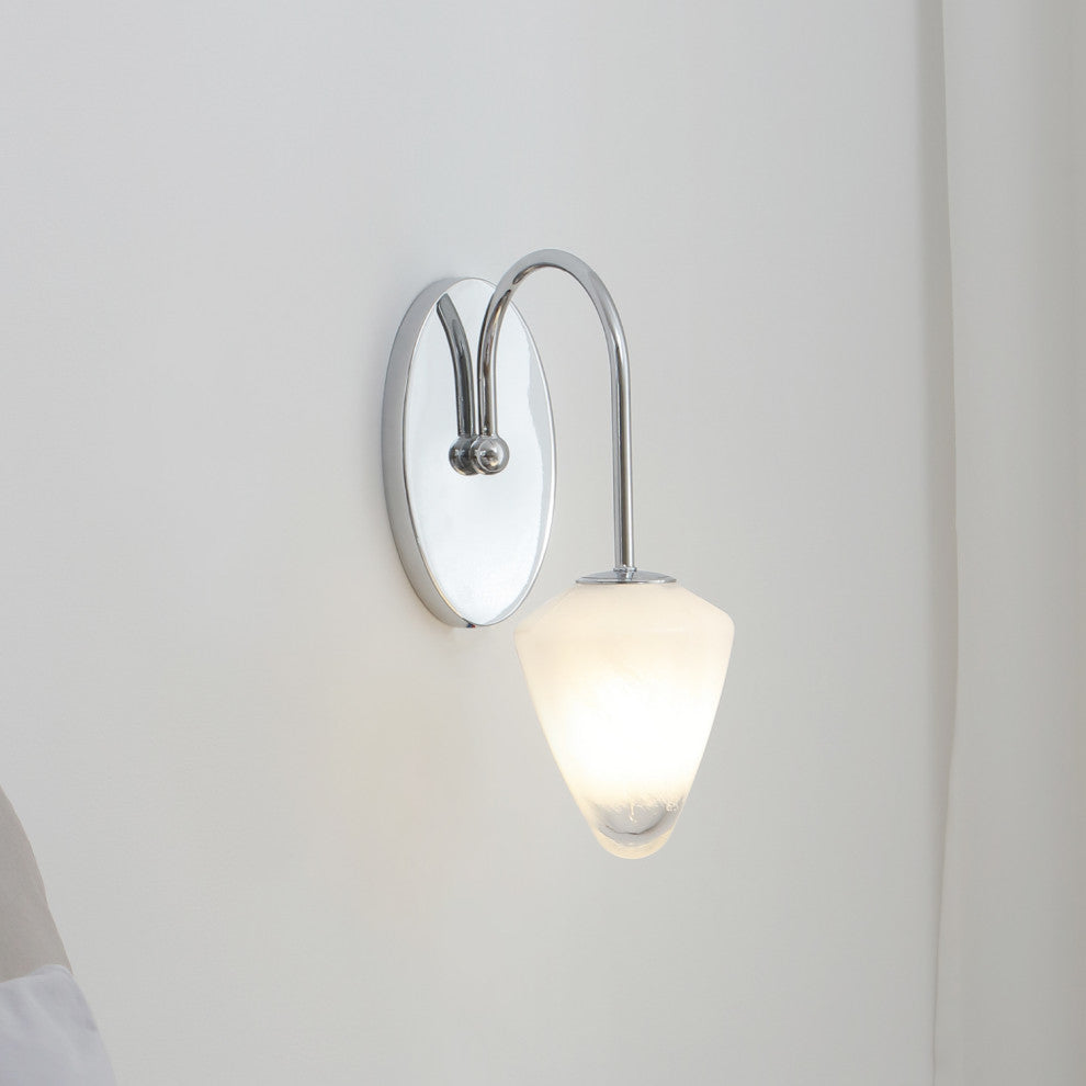 Nimbus 1 Light Wall Sconce Polished Nickle