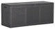 vidaXL Tool Box Outdoor Storage Box for Patio Furniture 71.3 gal Black PP Rattan