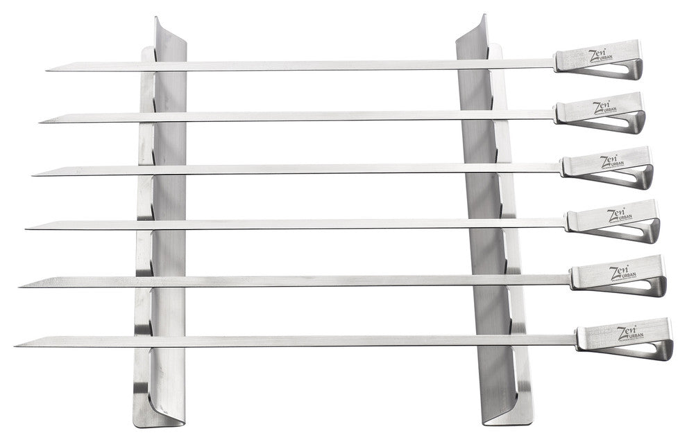 Grilling Kabob Rack with Skewers
