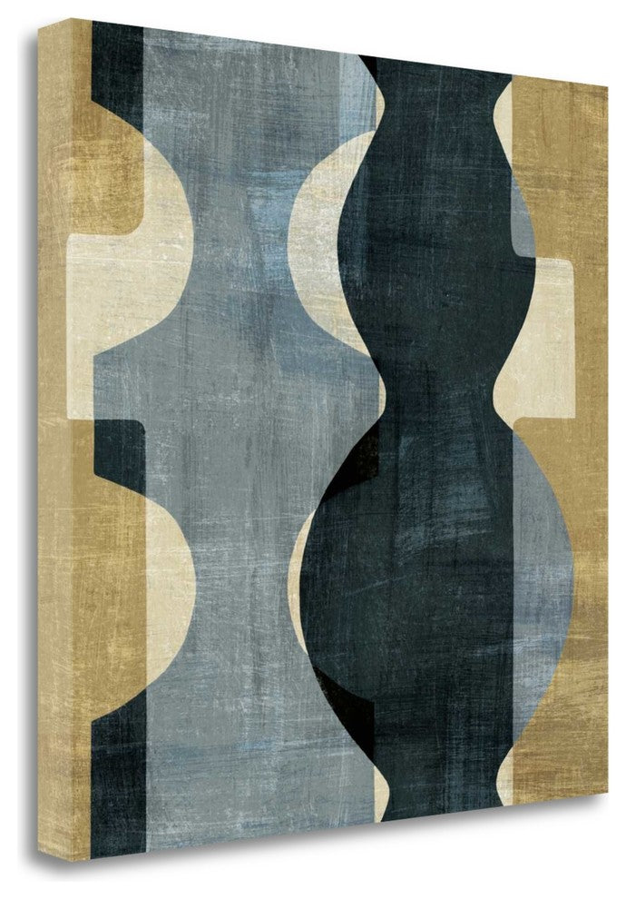 "Geometric Deco II" By Wild Apple Portfolio, Giclee Print on Gallery Wrap Canvas