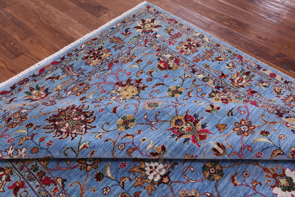 Hand-Knotted Persian Tabriz Wool Rug 6' 9" X 9' 3" - Q12773