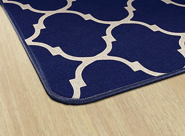 Flagship Carpets FA1376-22FS 4x6 Trellis Blue Rug