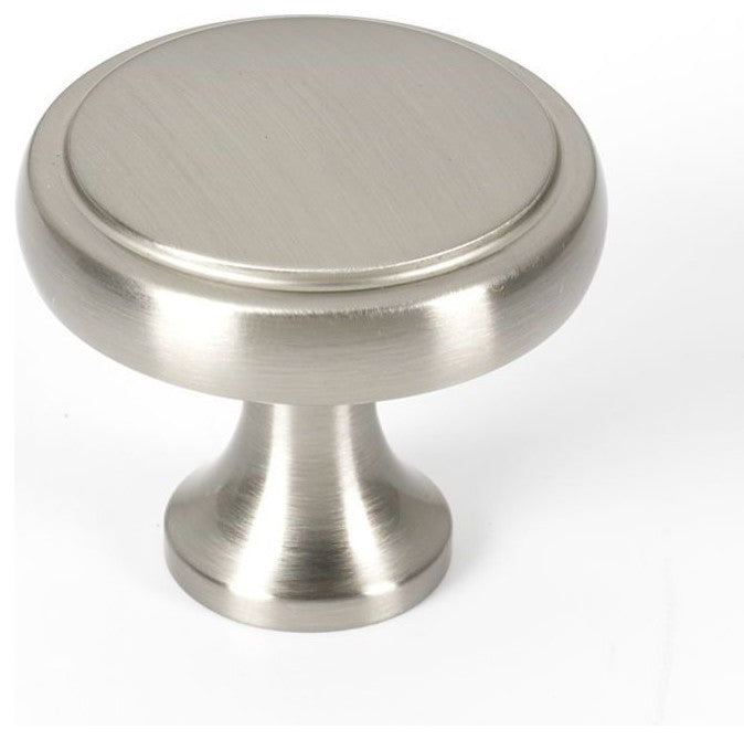 Alno, Cabinet Knob, Satin Nickel, 1"x1"x1"