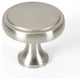 Alno, Cabinet Knob, Satin Nickel, 1"x1"x1"