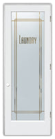 Laundry Door - Ultra Laundry - Primed - 30" x 84" - Knob on Left - Pull Open