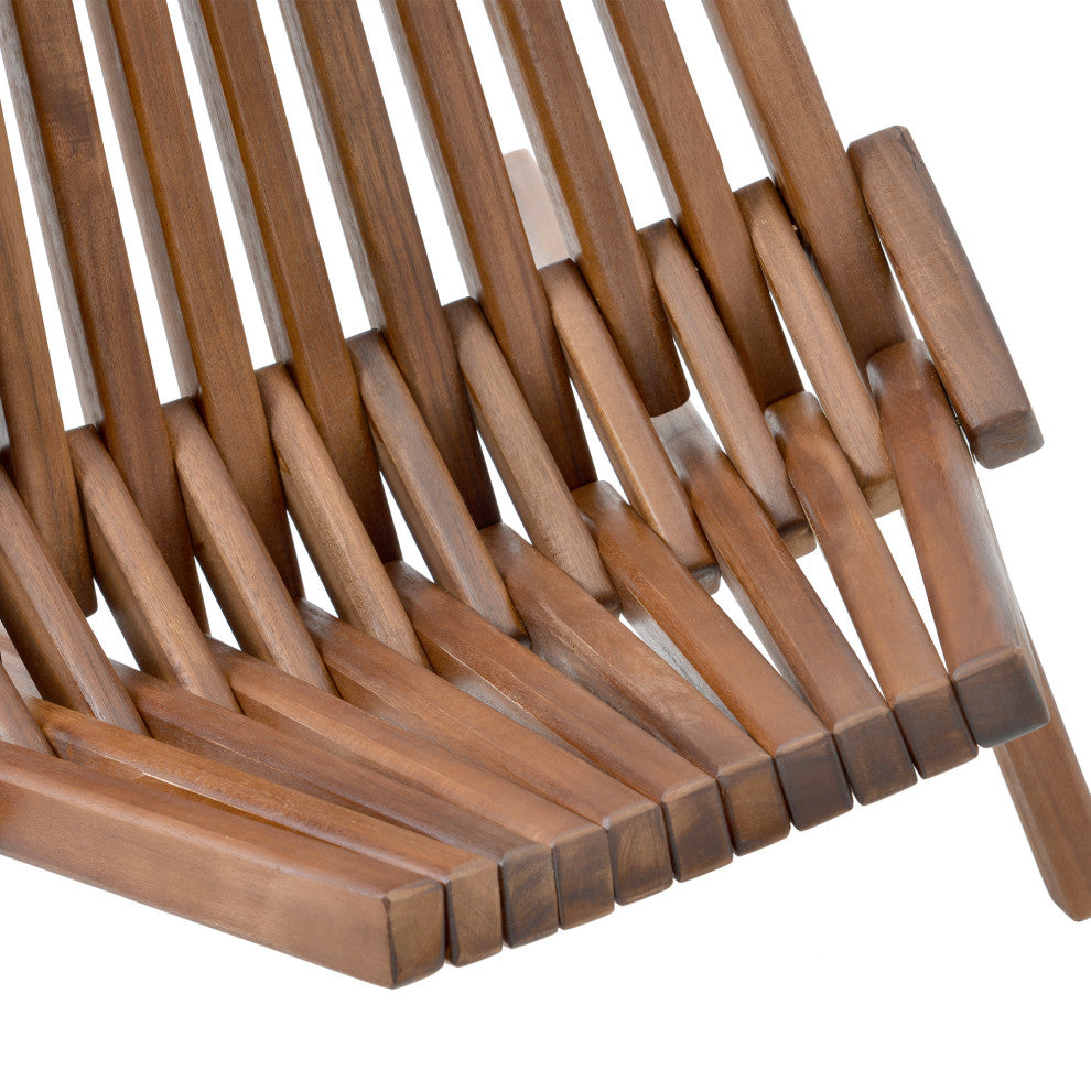 TATEUS stylish Folding wood chair indoor or outdoor