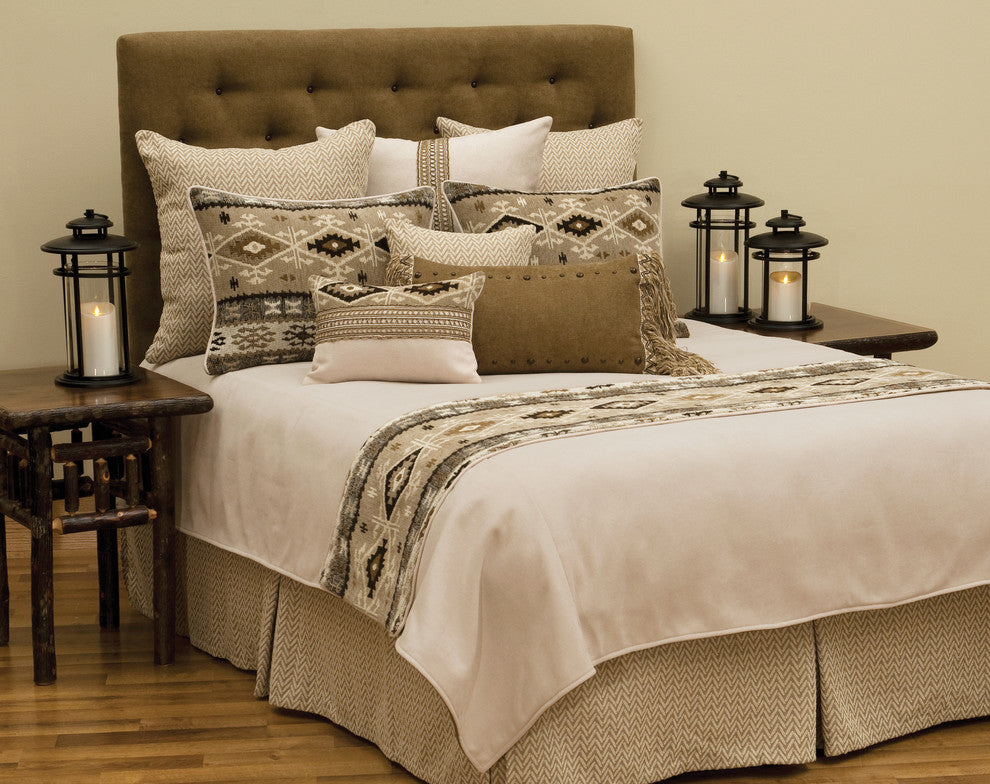 Mountain Storm Reversible Coverlet, Super King