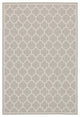 Parlan Geometric Trefoil Indoor-Outdoor Area Rug, Gray, 5'3"x7'3"