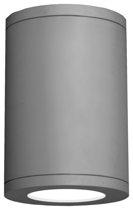 WAC Lighting Flush Mount LED, 3000K, Flood Beam, 11.75" Tube, Graphite