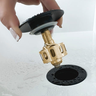 STYLISH Matte Black Pop-Up Bathroom Sink with Overflow