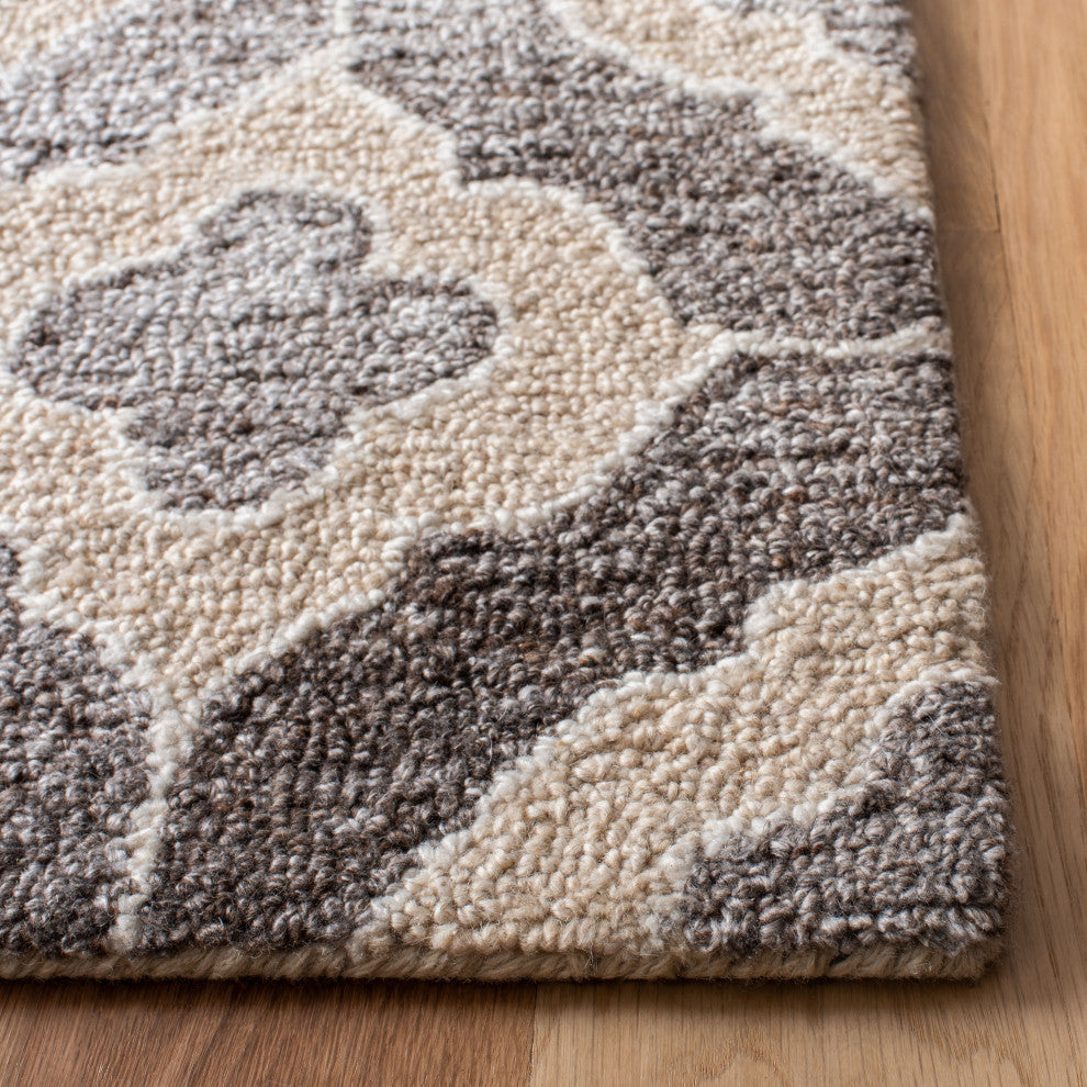 Safavieh Couture Abstract Collection, ABT634 Rug, Beige/Grey, 8'x10'