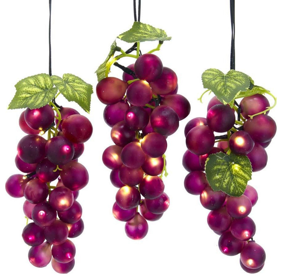 Kurt S. Adler 75-Light LED Large Purple Grape Light Set