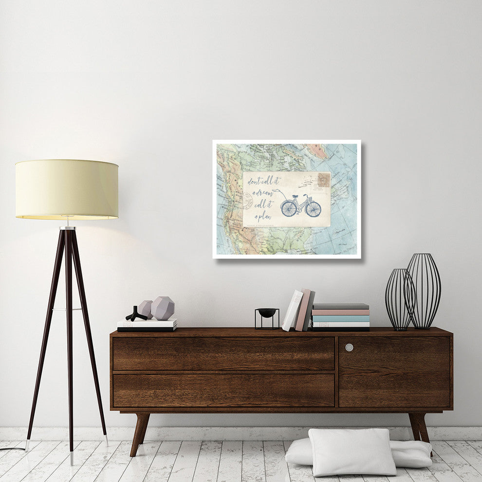 "Travel Posts I" Digital Paper Print by Katie Pertiet, 37"x30"