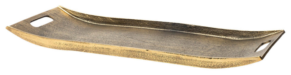 Drey 24Lx10W Gold Rectangular Tray