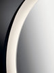Ryame 31.5" Matte Black Mirror LED