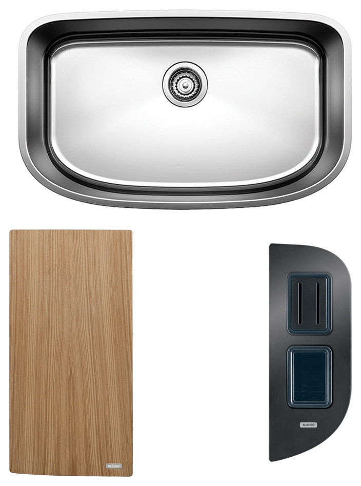 Blanco, Kitchen Sink, 3"x18"x16"