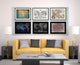 The World Circa Vintage Vivid Sepia Map Canvas, 16"x21"